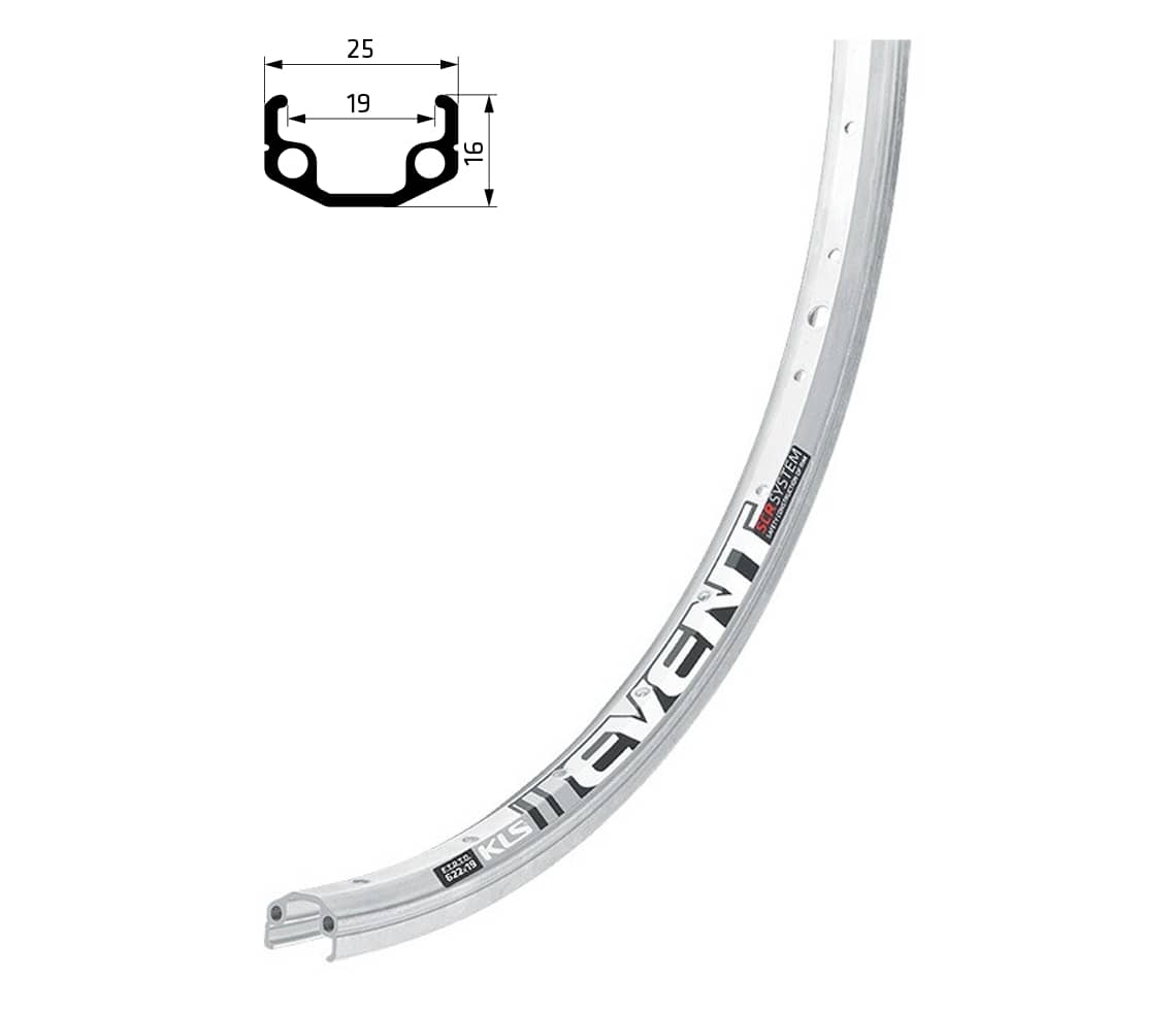 Ráfik KLS EVENT, 36H, AV, 28" silver