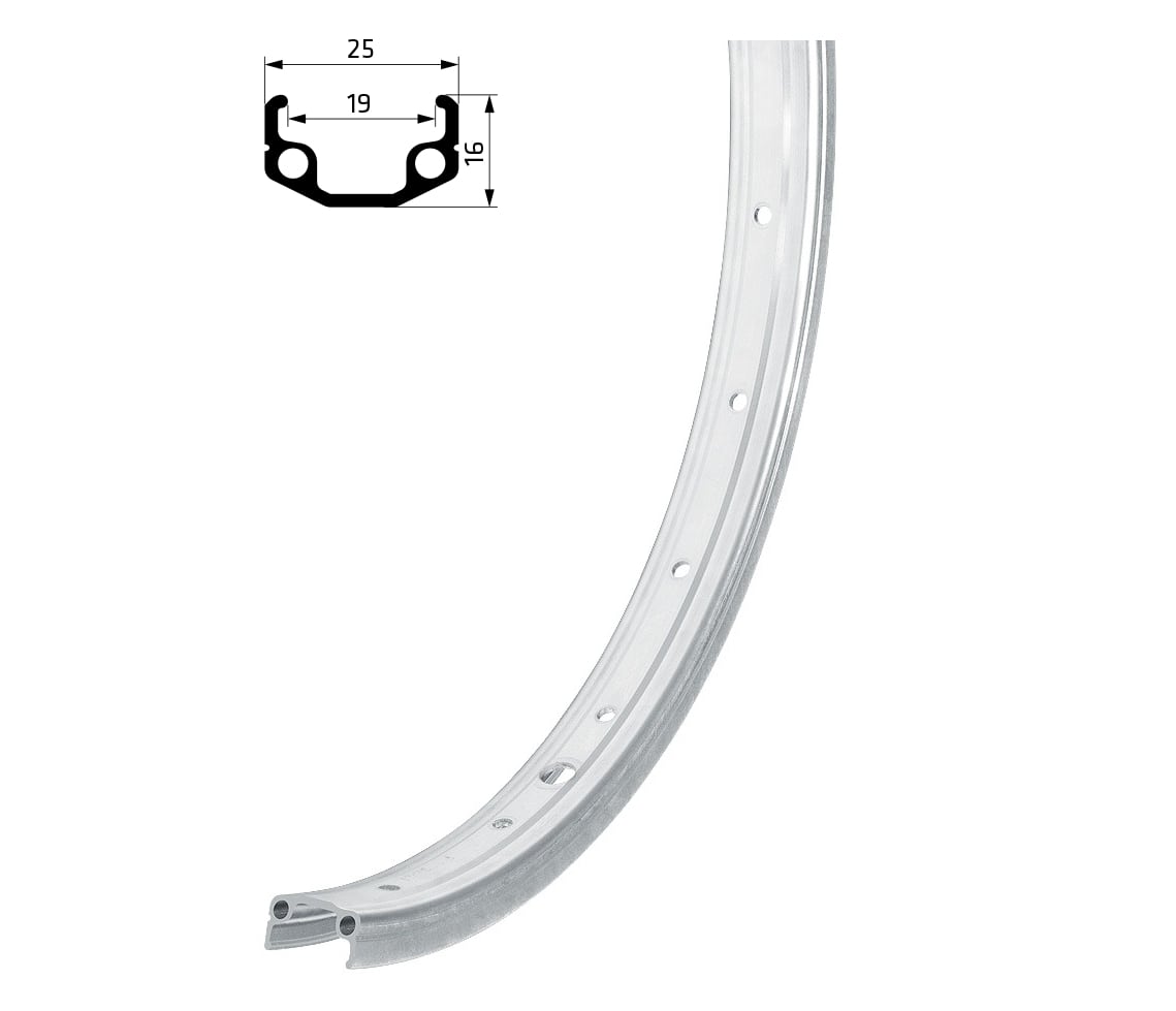 Ráfik KELLYS WASPER, 20H, AV, 16" silver