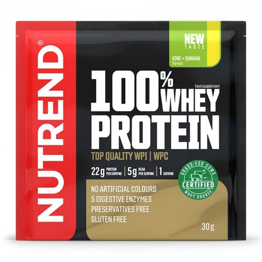 Nápoj Nutrend 100% WHEY PROTEIN 30g čokoláda+kakao