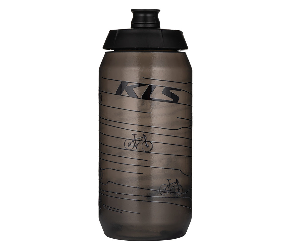Fľaša KOLIBRI Transparent Black 550ml