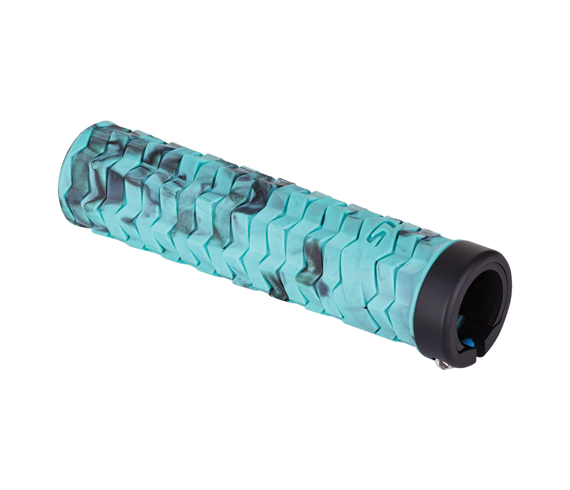 Rukoväte KLS POISON SINGLE LockON, turquoise/black