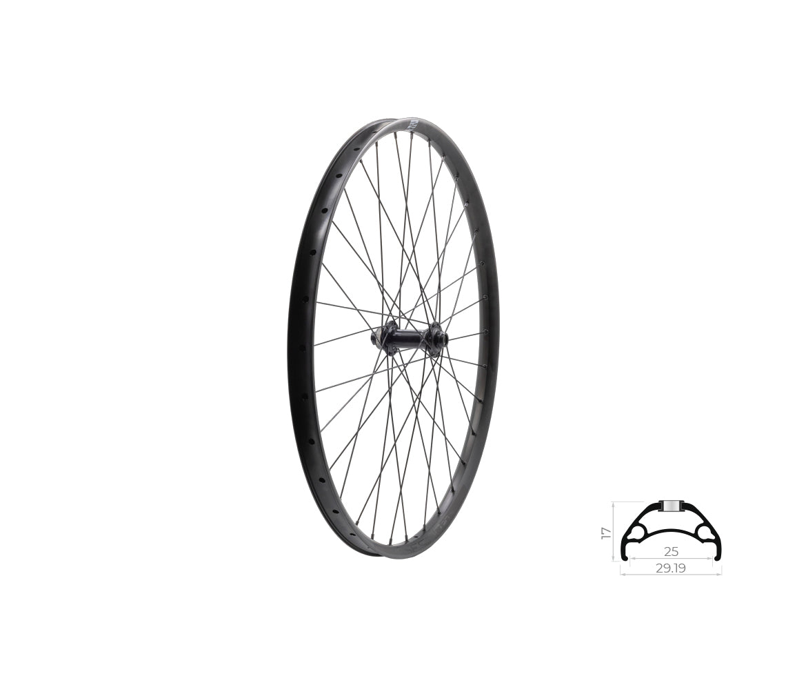 Zapletené koleso predné KLS ASESINO 25 DSC F, 28/29", black