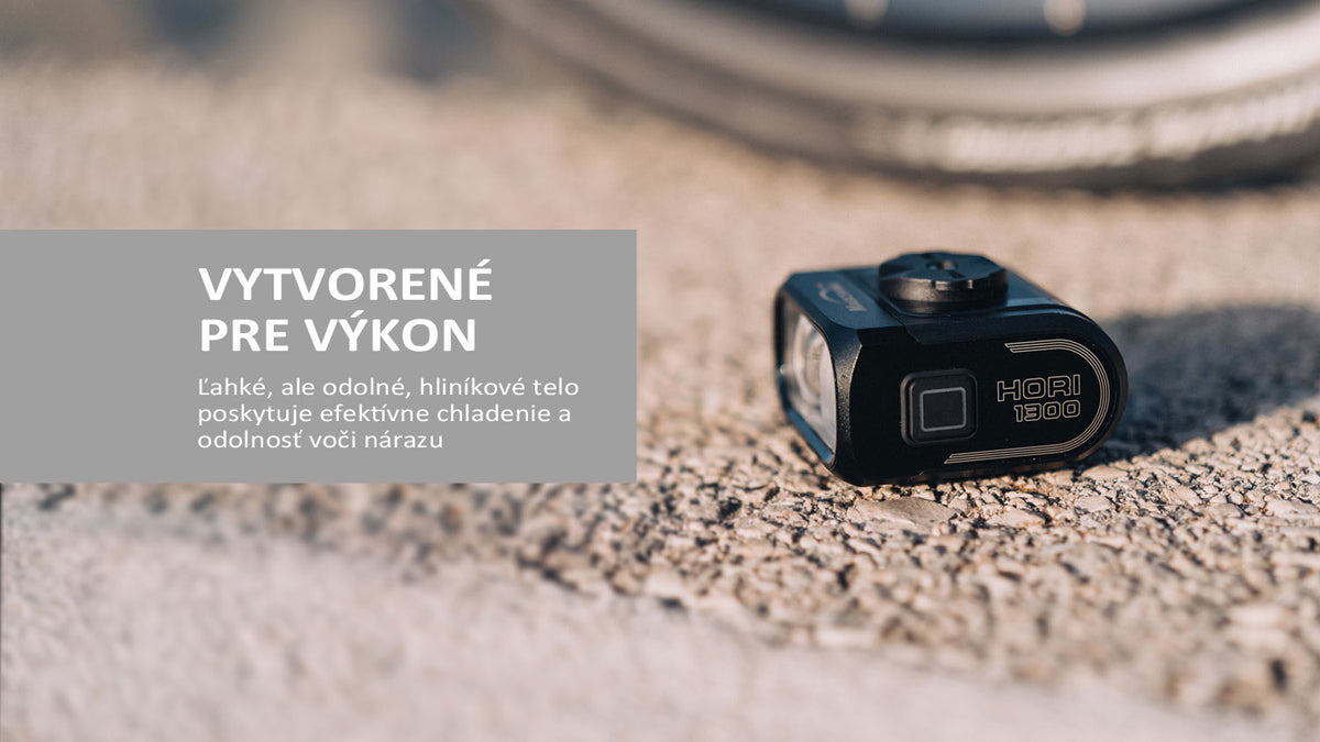 Magicshine svetlo HORI 1300 predné 6f USB čierne