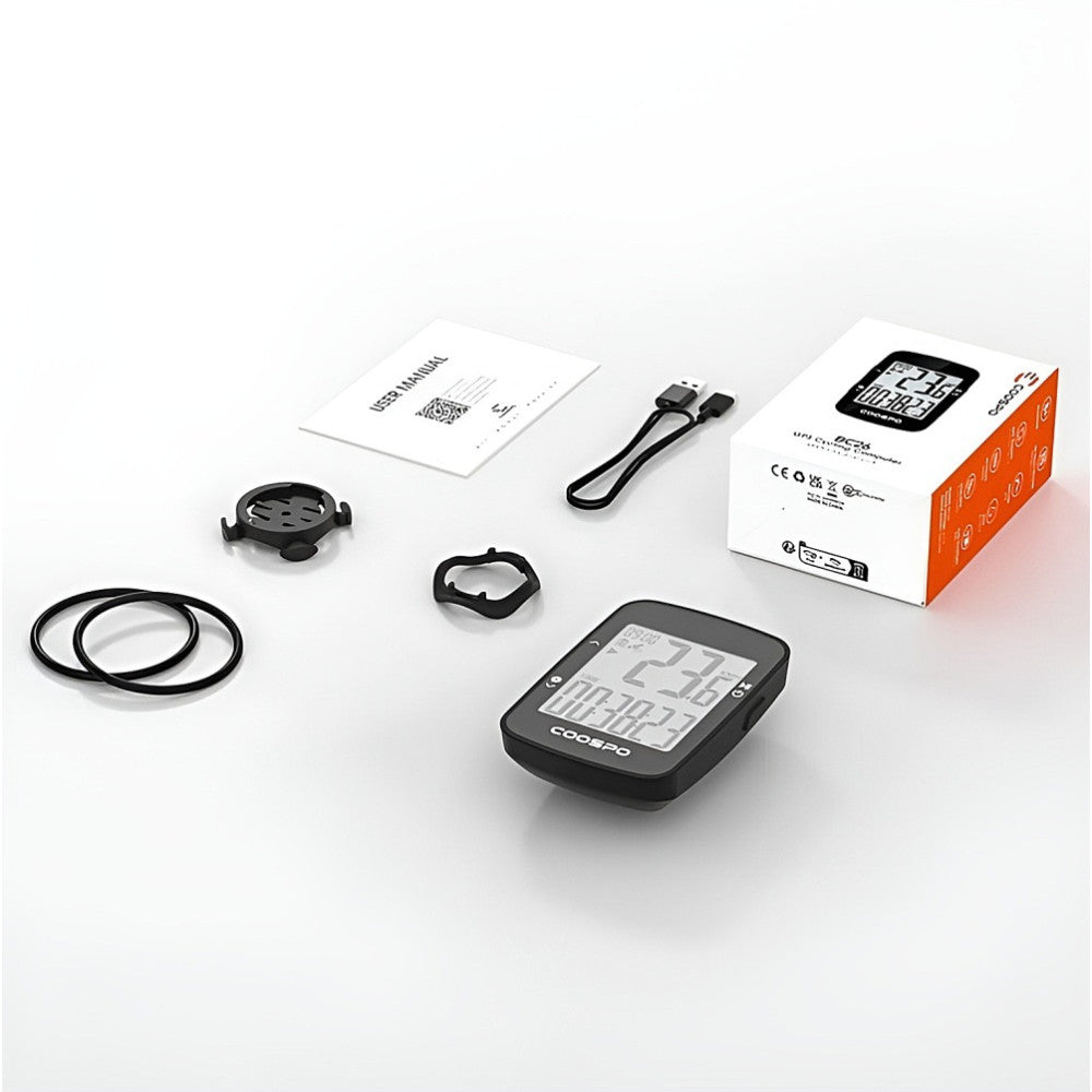 Computer Coospo BC26 s GPS a USB nabíjaním