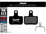 Galfer FD513 G1053 Standard brzdové platničky, organické