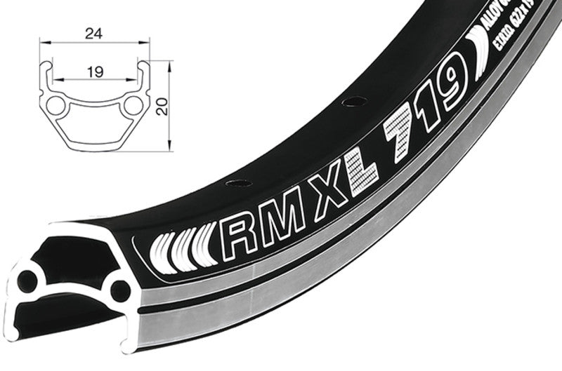 REMERX ráfik Dragon L-719 26´´ 559x19 BA+GBS+nit 36 dier