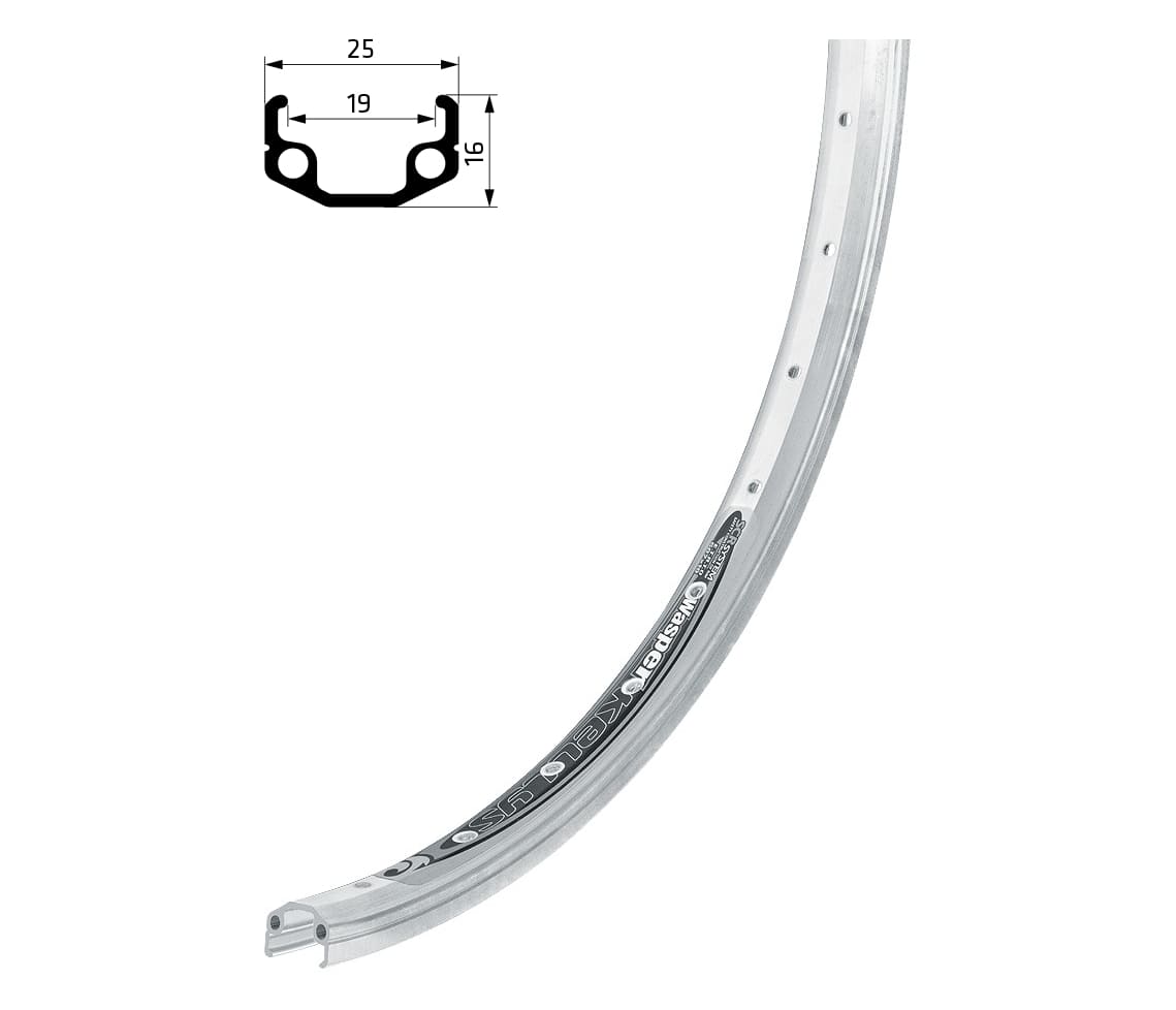 Ráfik KELLYS WASPER, 36H, AV, 24" silver