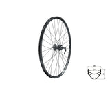 Zapletené koleso predné KLS DRAFT DSC F, 27,5", black