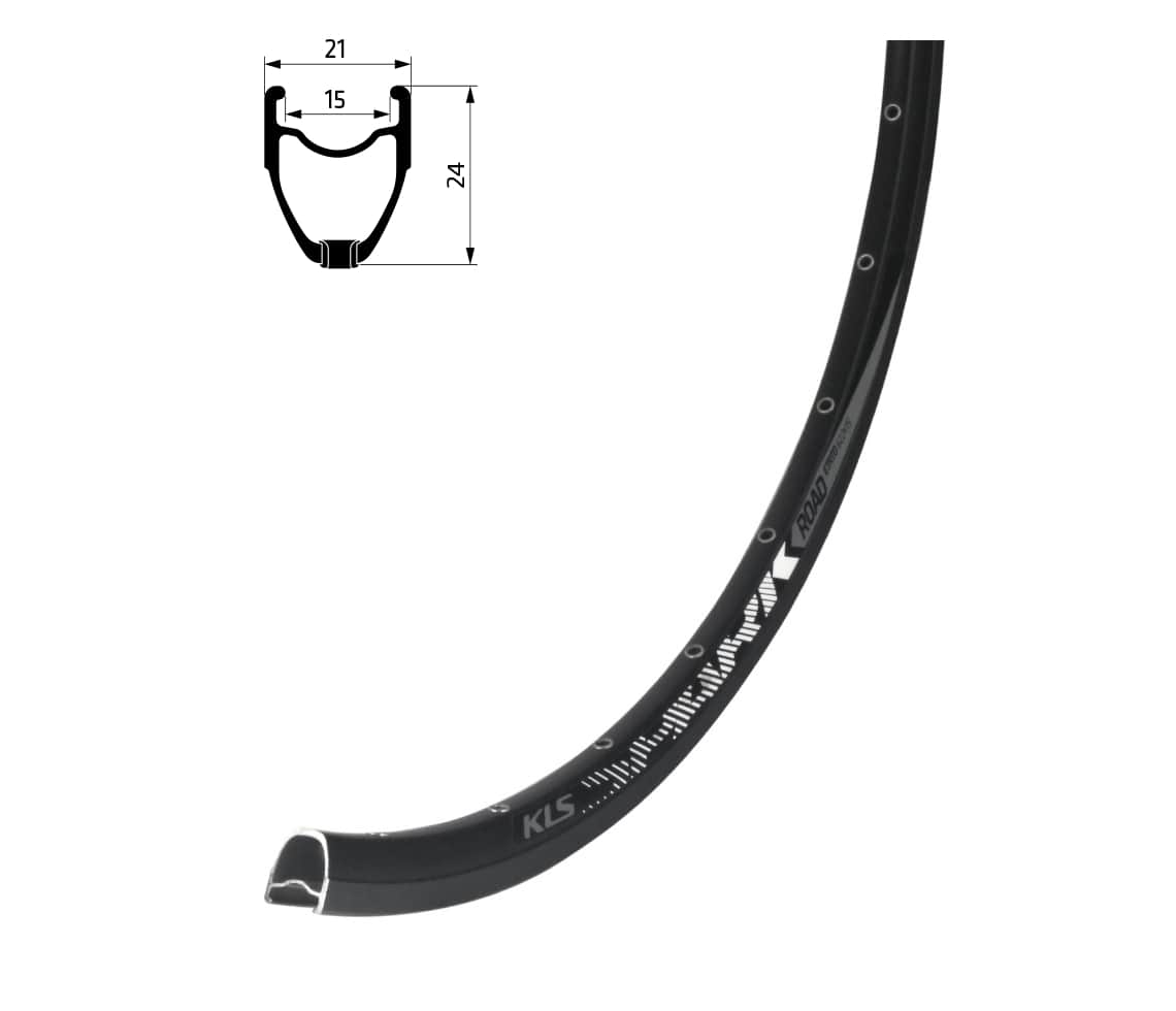 Ráfik KLS SPARK 017 DSC, 32H, 1 Nit, FV, 28" black