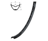 Ráfik KLS VALOR 2 DSC, 32H, 1 Nit, FV, 27,5" black