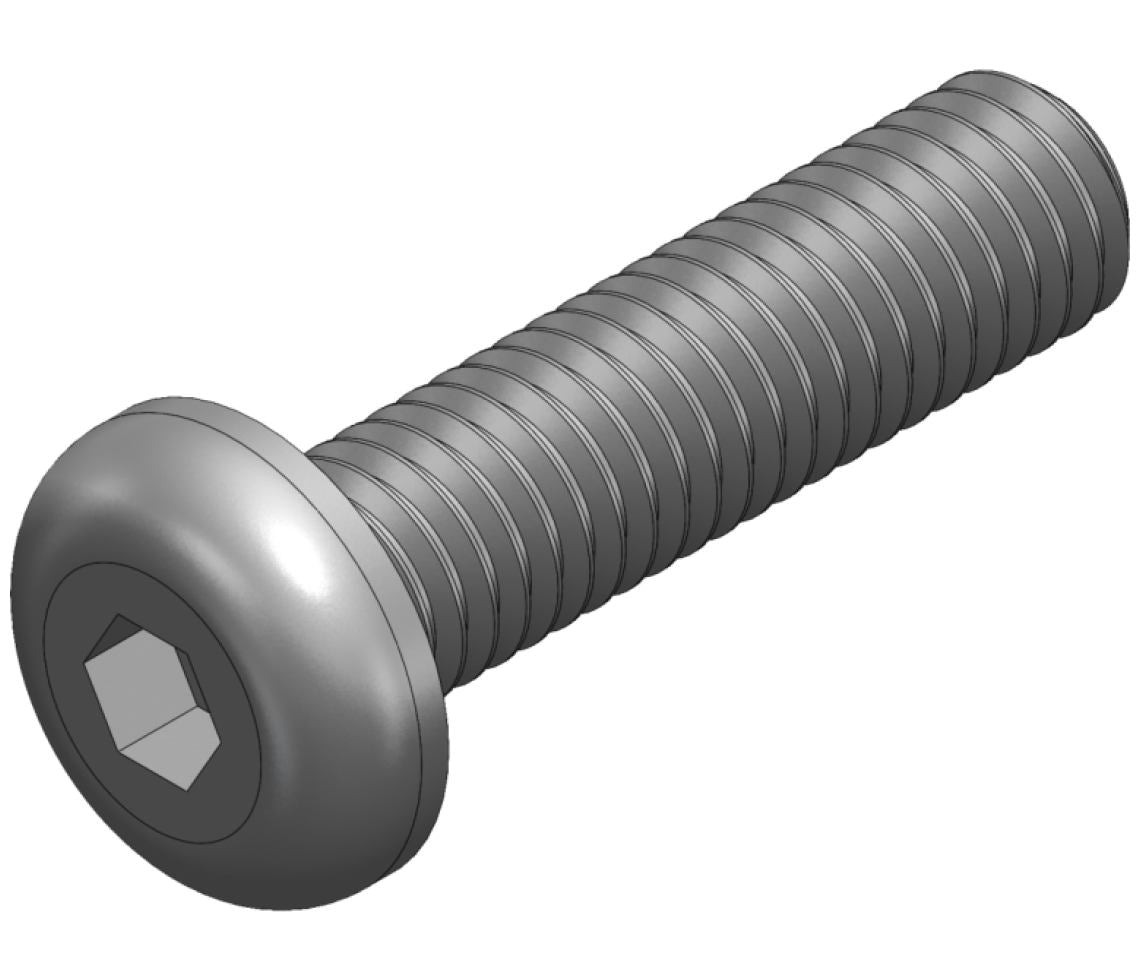 S_1192 - Screw_ISO 7380_M5x20 black