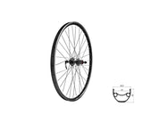 Zapletené koleso zadné KLS DRAFT DSC 23 R, 28/29", black