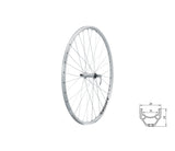 Zapletené koleso predné KLS DRAFT V-brake F, 28/29", silver 19mm