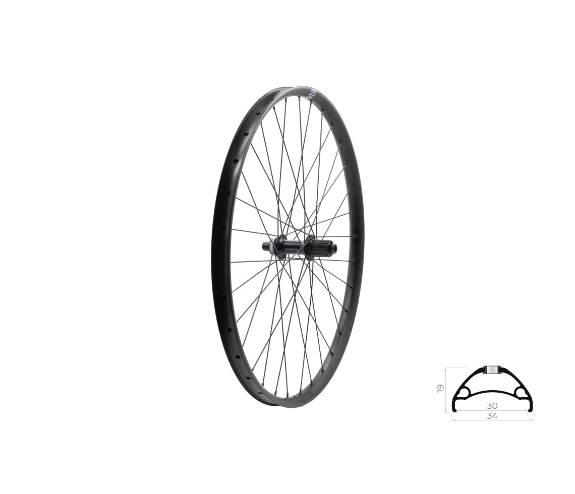 Zapletené koleso zadné KLS ASESINO 30 DSC R, 28/29", black