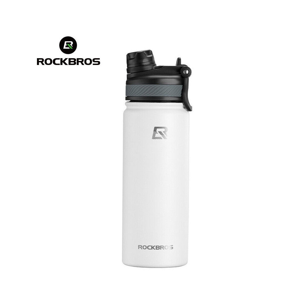 Rockbros fľaša termo nerezová, biela, 550 ml