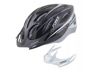 FORCE prilba HAL, čierno-šedo-biela