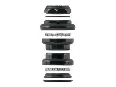 FORCE hlavové zloženie závitové 1 1/8"; Fe, čierne