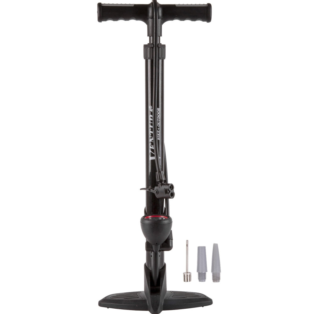 Pumpa podlahová Ventura s manometrom, oceľ