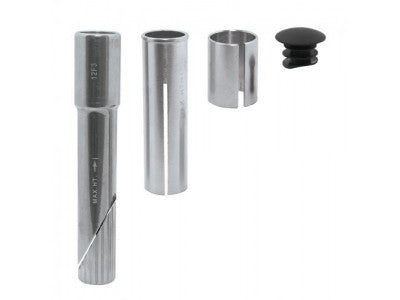 FORCE redukcia vidlice - závitovej 1" na AHEAD, strieborná