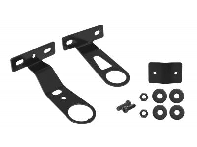 FORCE košík predný so vzperami, čierny