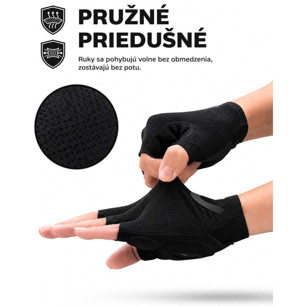 RockBros rukavice krátkoprsté, veľ.L